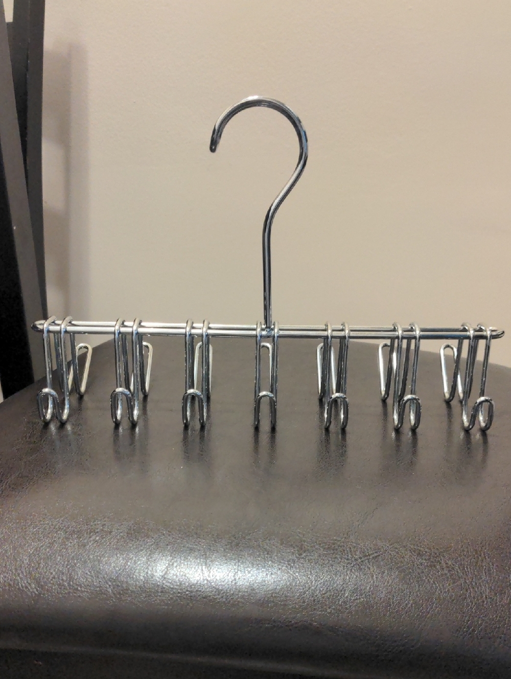 Mainstays 14-hook silver over-the-door tie & belt rack Scarf Accessories Hanger